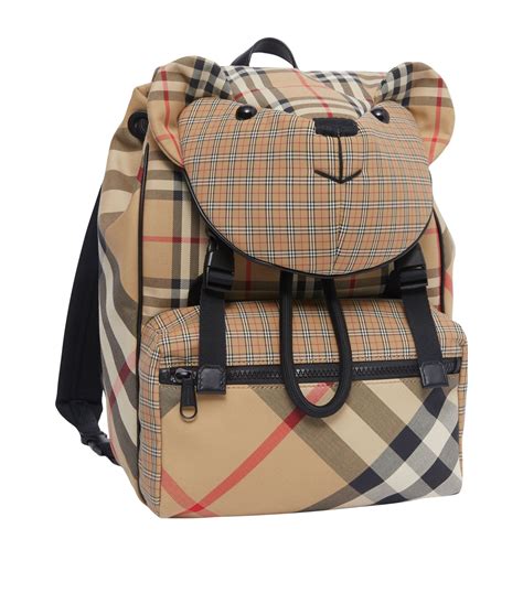 burberry backpack bear|burberry vintage backpack.